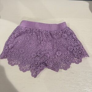 Purple Lace kids Shorts